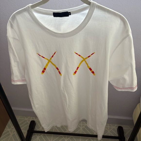 Original Fake Other - ORIGINAL FAKE sz 3 US sz M White XX Tee Tshirt Medicom Toy KAWS
